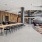 a room with tables and chairs